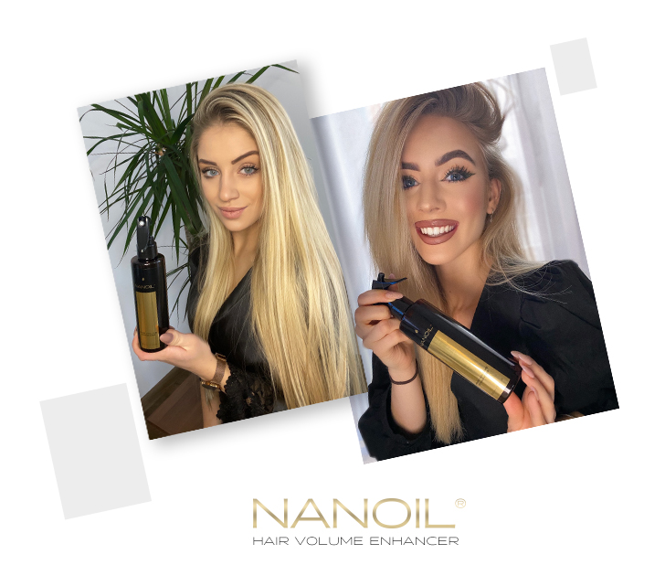 nanoil hårspray for fyldigere hår