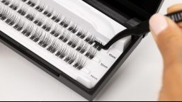 Forhåndslimte vipper for hjemmeextensions nanolash